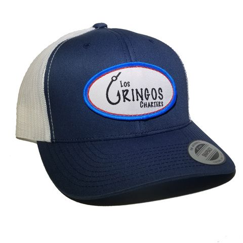 blue fishing hat