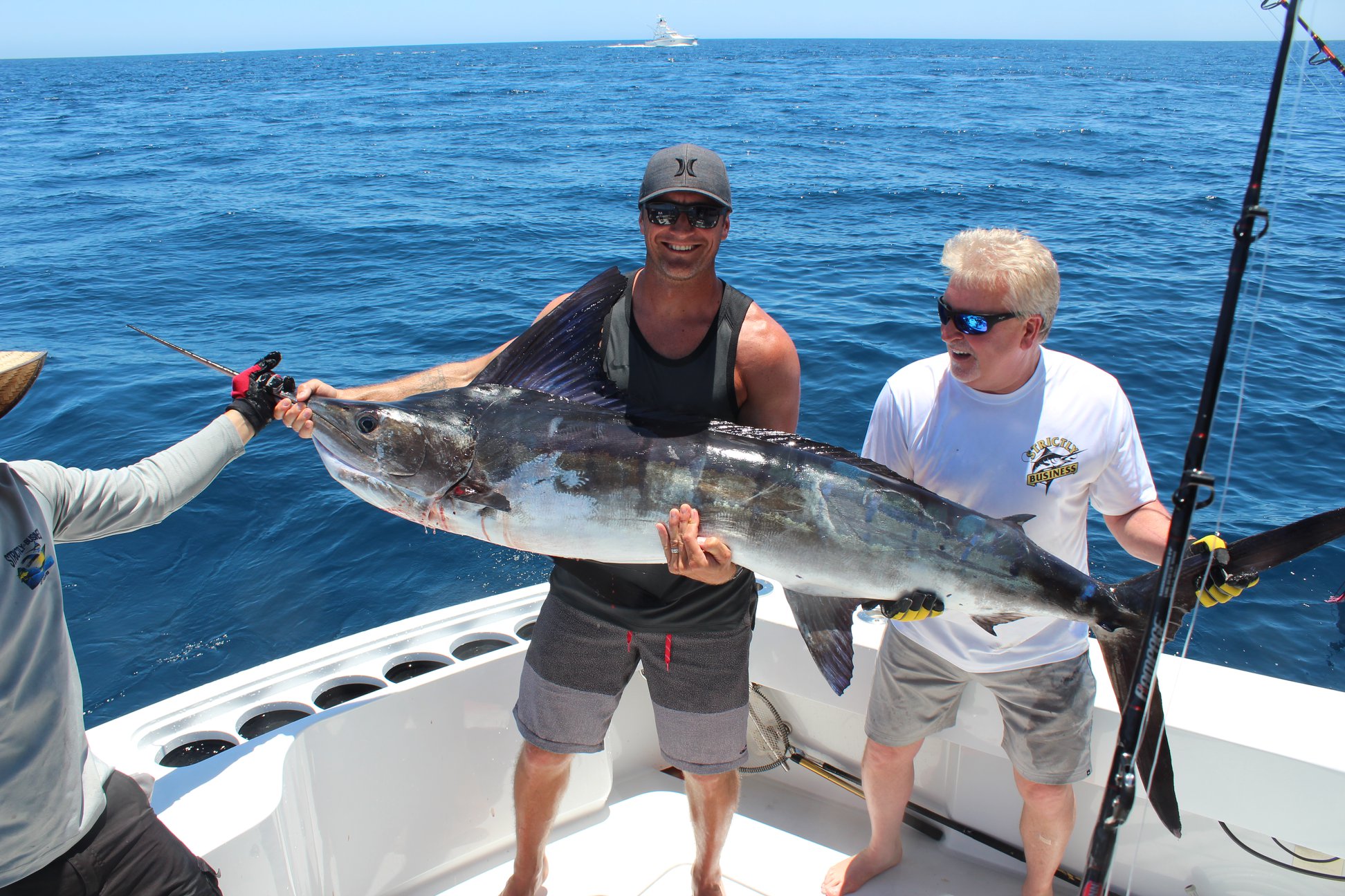 catching sword fish in Cabo